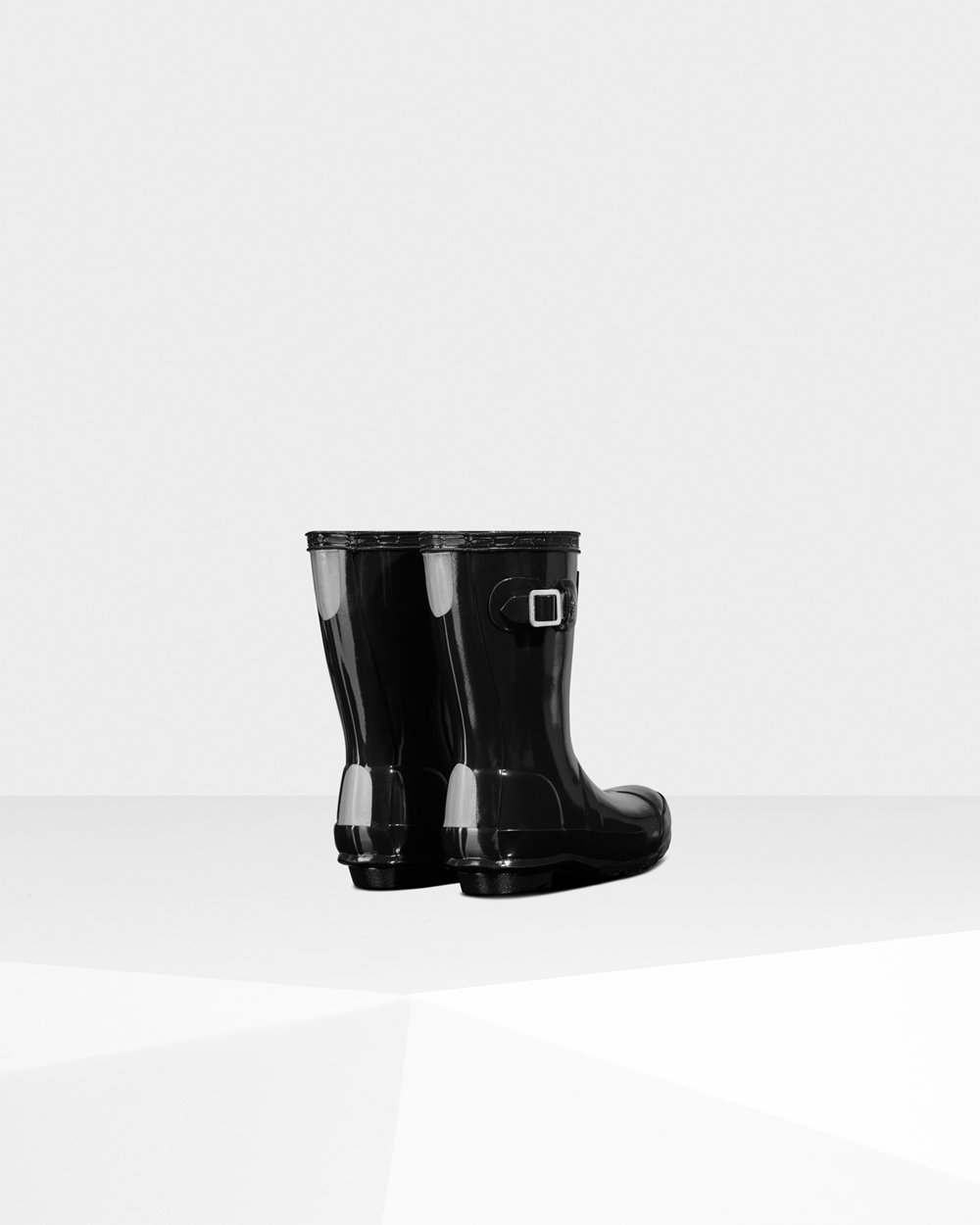 Bottes de Pluie Hunter Original Petits Gloss Enfant Noir FMHBYCA-72